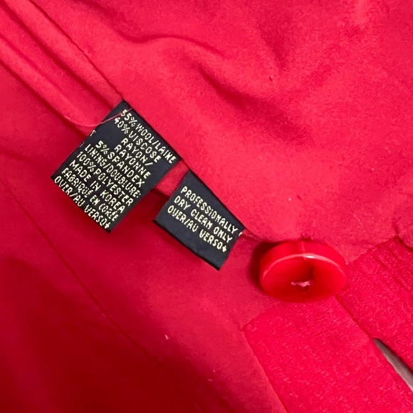 Vintage Dana Buchman Scarlet Women's Blazer - Picture 8 of 9